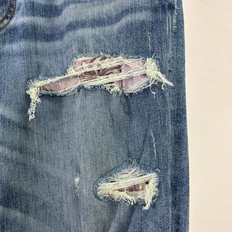 Amiri Distressed Skinny Jeans 'Indigo' | US M (34")