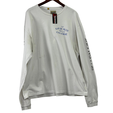 Gallery Dept Le Bar Shop L/S Shirt 'White' | US M (XX-Large)