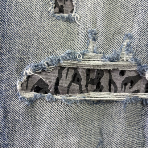 Ksubi Van Winkle Fire Patch Jean 'Light Blue' | US M (31")