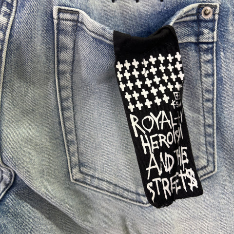 Ksubi Van Winkle Fire Patch Jean 'Light Blue' | US M (31")