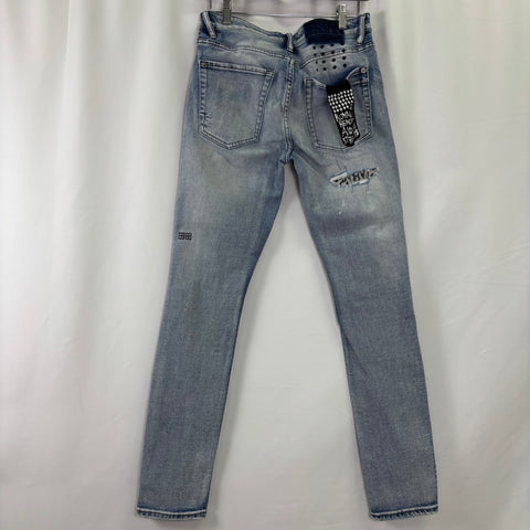 Ksubi Van Winkle Fire Patch Jean 'Light Blue' | US M (31")