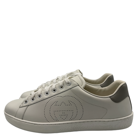 Gucci Ace `Perforated Interlocking G White` | EU 40.5 / US 7.5