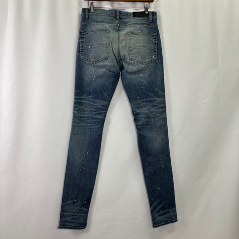 Amiri Art Patch Painted Jeans 'Indigo' | US M (31")