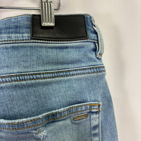 Amiri Chemist Star Patch Jeans 'Light Blue' | US M 36