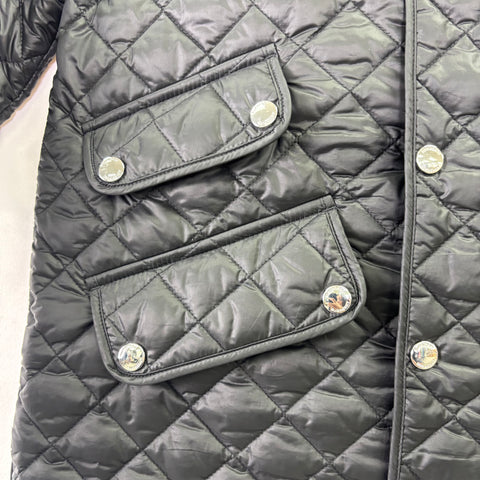 Burberry Girl Diamond Quilted Jacket 'Black' | US 12Y
