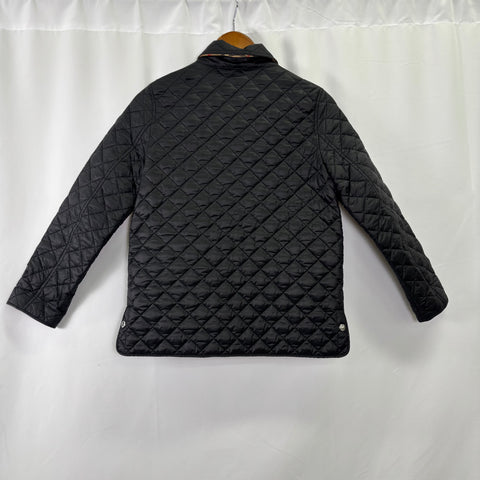 Burberry Girl Diamond Quilted Jacket 'Black' | US 12Y