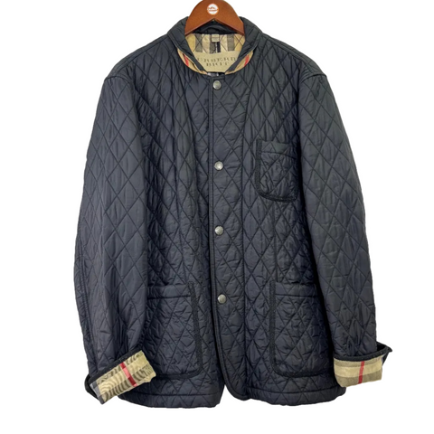 Burberry Diamond Quilted Jacket 'Black' | US M (XX-Large)