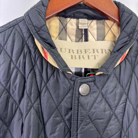 Burberry Diamond Quilted Jacket 'Black' | US M (XX-Large)
