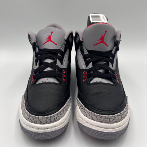 Jordan 3 Retro GS `Black Cement (2024)` | US M