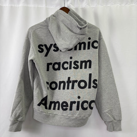 Denim Tear Ex-Slave Gordon Hoodie 'Grey' | US M (Medium)