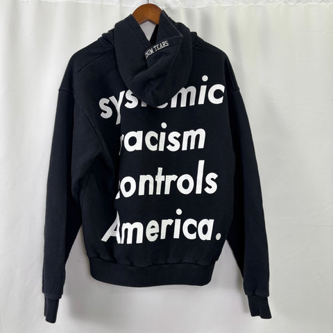 Denim Tear Ex-Slave Gordon Hoodie 'Black' | US M (X-Large)