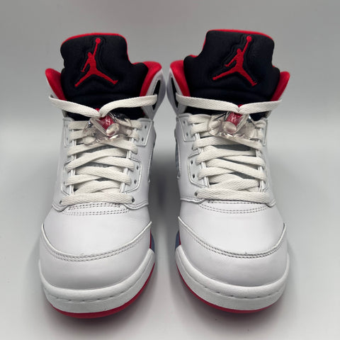 Jordan 5 Retro GS  `Fire Red Black Tongue (2025)` | US M 6.5Y