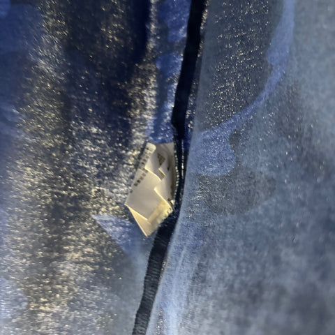 A Bathing Ape Camo College Tee 'Blue' | US M (Medium)