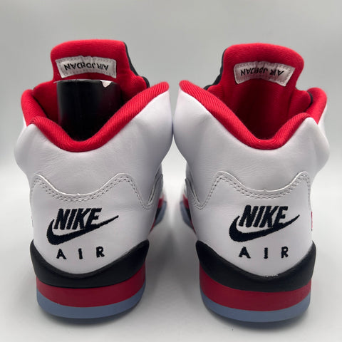 Jordan 5 Retro GS  `Fire Red Black Tongue (2025)` | US M 6.5Y