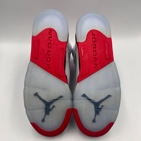 Jordan 5 Retro GS  `Fire Red Black Tongue (2025)` | US M 6.5Y