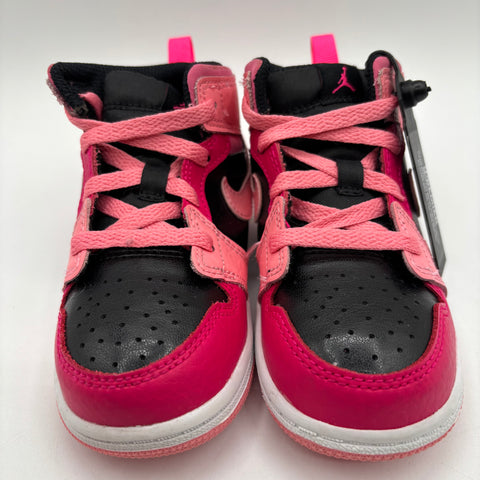 Air Jordan 1 Retro Mid 'Coral Chalk (TD)' | US 8C (No Box)