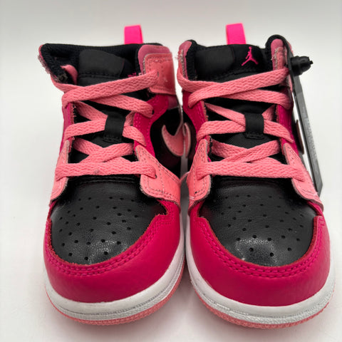 Air Jordan 1 Retro Mid 'Coral Chalk (TD)' | US 8C (No Box)