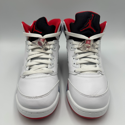 Jordan 5 Retro GS `Fire Red Black Tongue (2025)` | GS 7Y