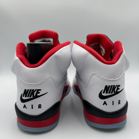 Jordan 5 Retro GS `Fire Red Black Tongue (2025)` | GS 7Y