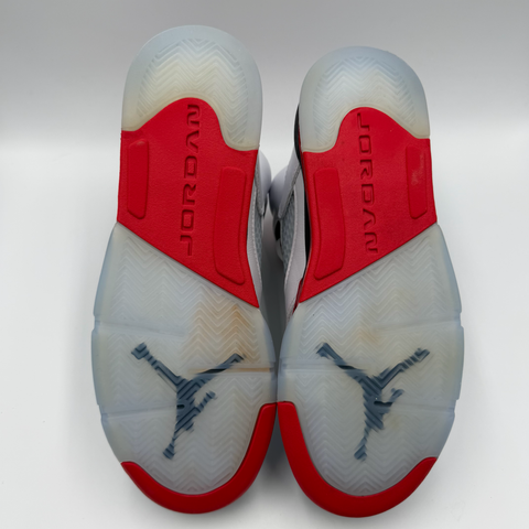 Jordan 5 Retro GS `Fire Red Black Tongue (2025)` | GS 7Y
