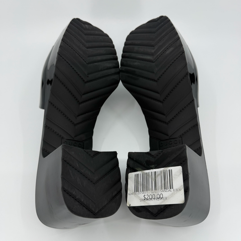 Gucci 60mm Slide Sandal 'Black Rubber' | EU W 41 / US W 11