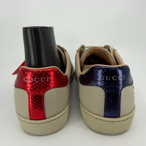 Gucci Ace Flames Low 'Beige' | US M 7.5 / EU M 40.5