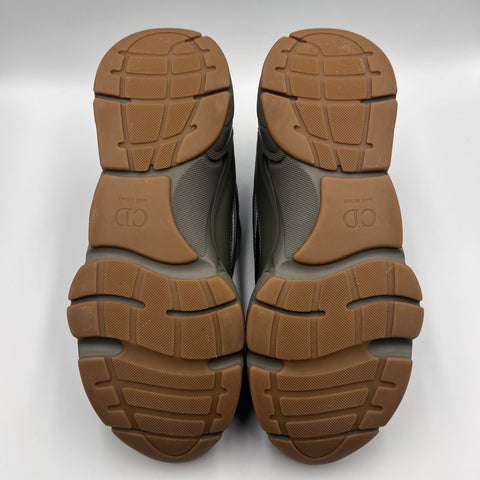 Dior B22 `Khaki Black Calfskin` | EU 43 / US M 10