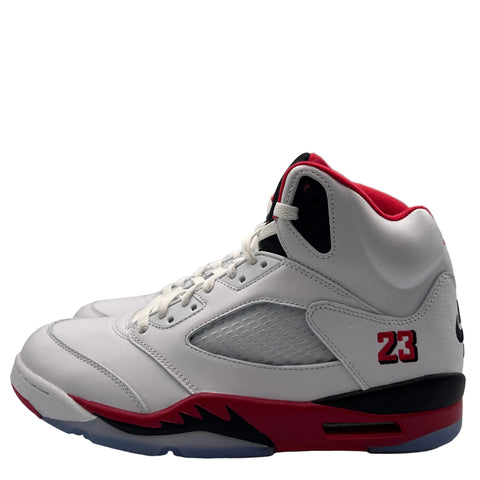 Jordan 5 Retro `Fire Red Black Tongue (2025)` | US M 11