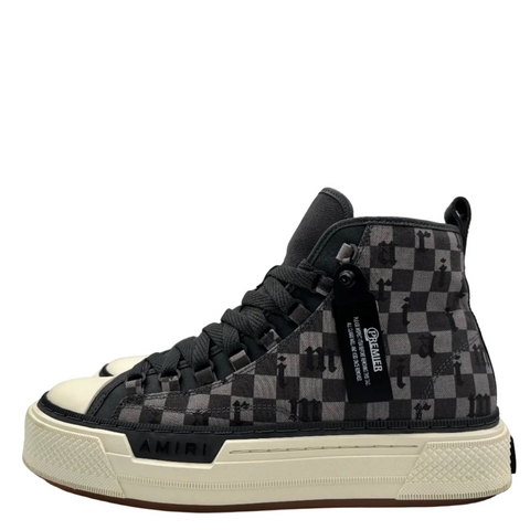Amiri MA Checker Court High 'Grey White' | EU M 43 / US M 10