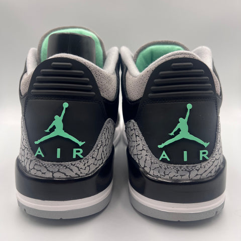 Jordan 3 Retro `Green Glow (2025)` | US M 13