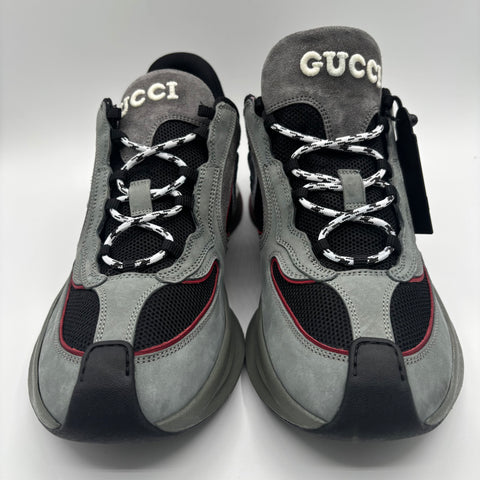 Gucci Run Sneaker 'Moss Green Black Burgundy' | US M 10.5