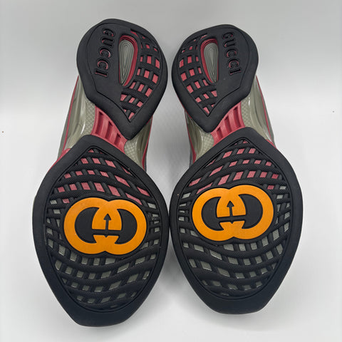 Gucci Run Sneaker 'Moss Green Black Burgundy' | US M 10.5