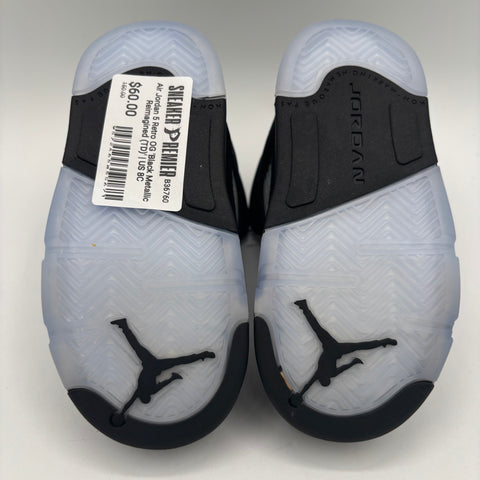 Air Jordan 5 Retro OG 'Black Metallic Reimagined (TD)' | US 8C
