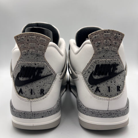 Jordan 4 Retro `White Cement (2025)` | US M 9