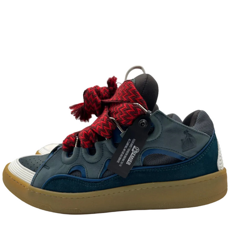 Lanvin Leather Curb 'Blue Grey' | EU M 44 / US M 11