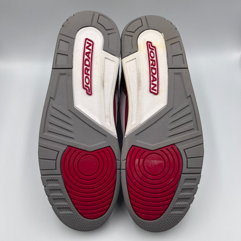 Jordan 3 Retro `Cardinal Red (2022)` | US M 14 (NB)