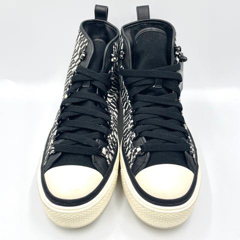 Amiri Court High 'All Over Logo Black White' | EU M 43 / US M 10