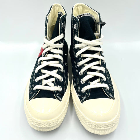 Converse Chuck Taylor All Star 70 Hi 'Comme Des Garcons PLAY Black (2019" | US M 7 (No Box)