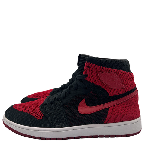 Jordan 1 Retro High Flyknit` Bred (2017)` | US M 12