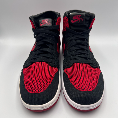 Jordan 1 Retro High Flyknit` Bred (2017)` | US M 12