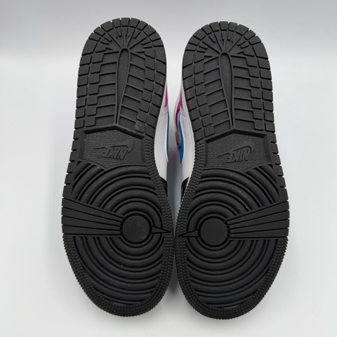 Jordan 1 Mid GS `White Black Cyber Pink (2020)` | GS 4Y