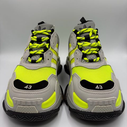 Balenciaga x adidas Triple S  'Fluo Yellow' | EU 43 / US M 10