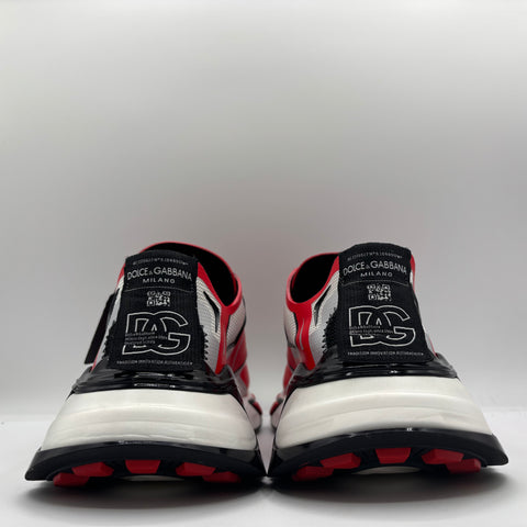 Dolce Gabbana Fast Sneaker 'White Black Red' | EU M 42.5 / US M 9.5