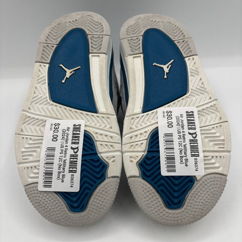 Air Jordan 4 Retro 'Military Blue (2024)' | US PS 12C (No Box)