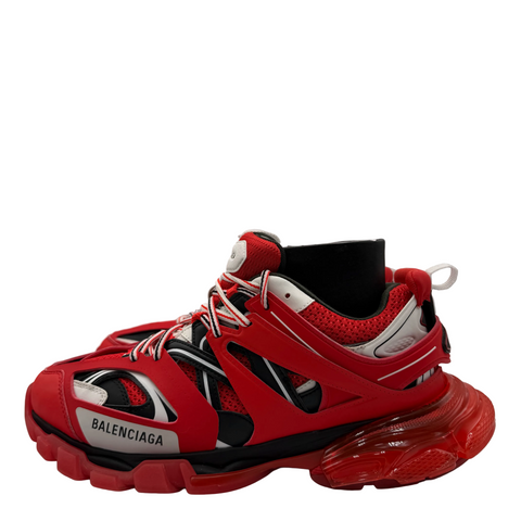 Balenciaga Track Clear Sole 'White/Red/Black' | EU 43 / US M 10