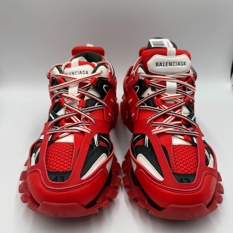 Balenciaga Track Clear Sole 'White/Red/Black' | EU 43 / US M 10