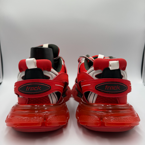 Balenciaga Track Clear Sole 'White/Red/Black' | EU 43 / US M 10