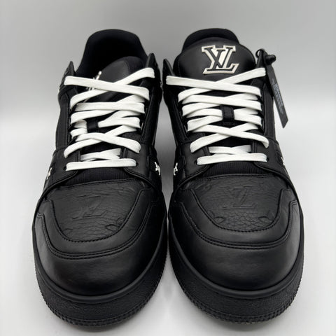 Louis Vuitton Trainer 'Embossed Monogram Black' | US M 13