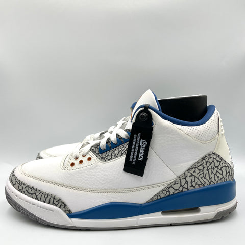 Air Jordan 3 Retro 'Wizards (2023)' | US M 11.5 (No Box)