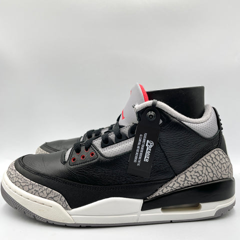 Air Jordan 3 Retro 'Black Cement (2024)' | US M 10 (No box)